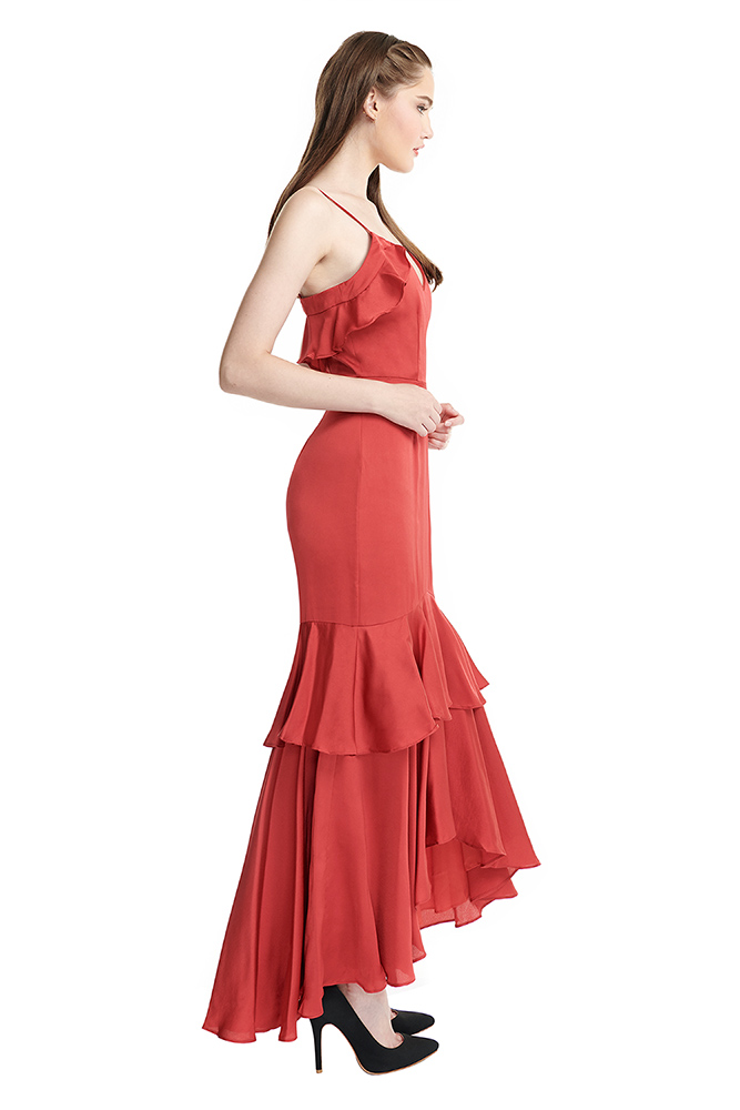 side view of the dress